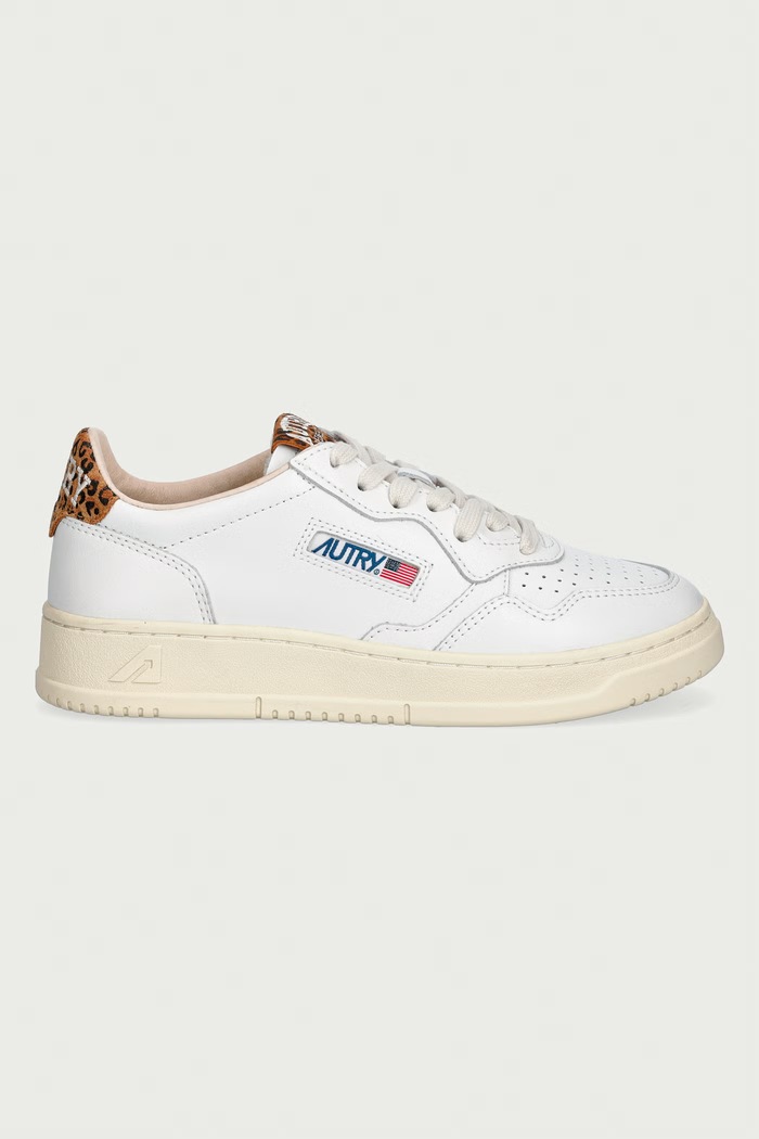 AUTRY Medalist sneakersy na platformie damskie skórzane AULWHJ02 biały AW26