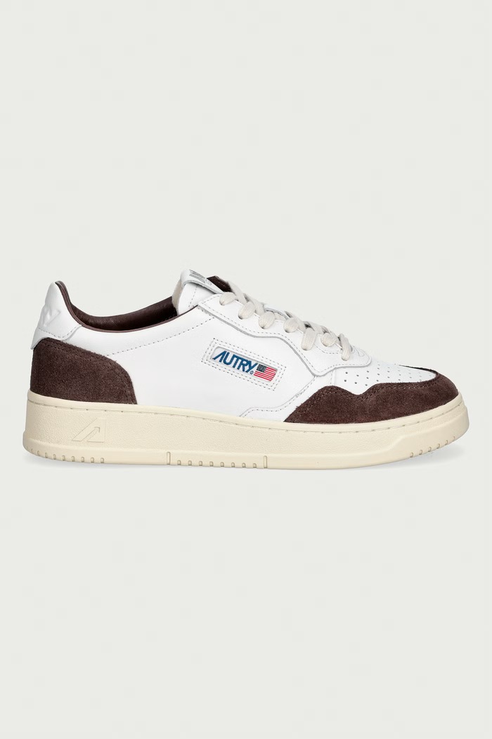 AUTRY Medalist sneakersy damskie skórzane AULWFT19 biały AW26