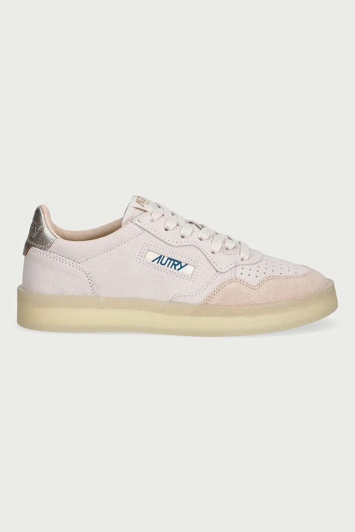AUTRY Medalist sneakersy damskie zamszowe AULWHQ02 beżowy AW26