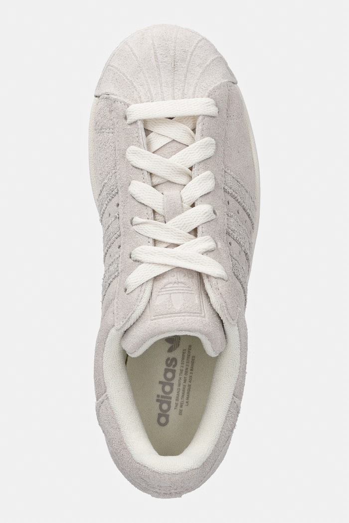 adidas Originals Superstar II sneakersy damskie zamszowe beżowy KK3298