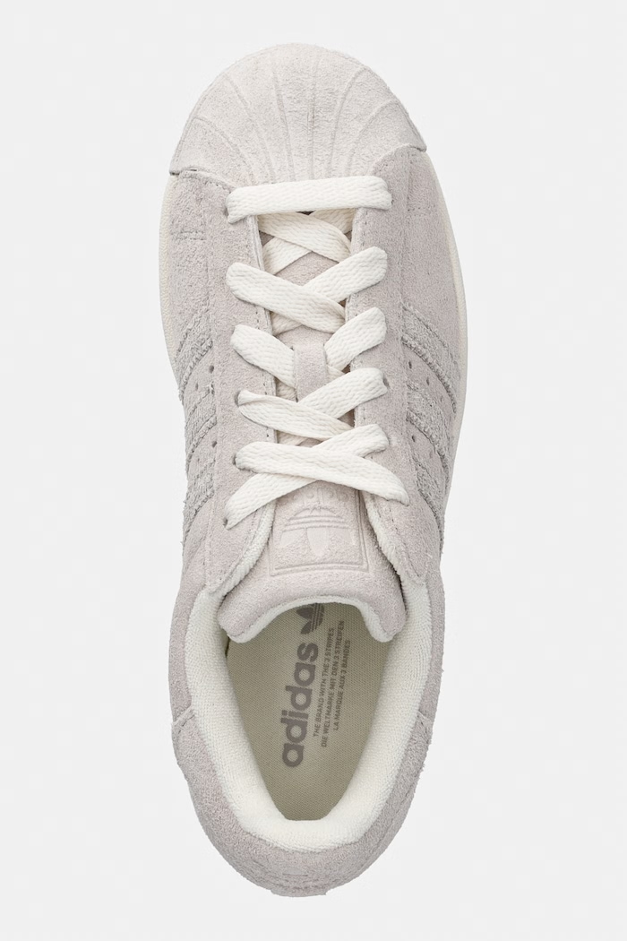 adidas Originals Superstar II sneakersy damskie zamszowe beżowy KK3298