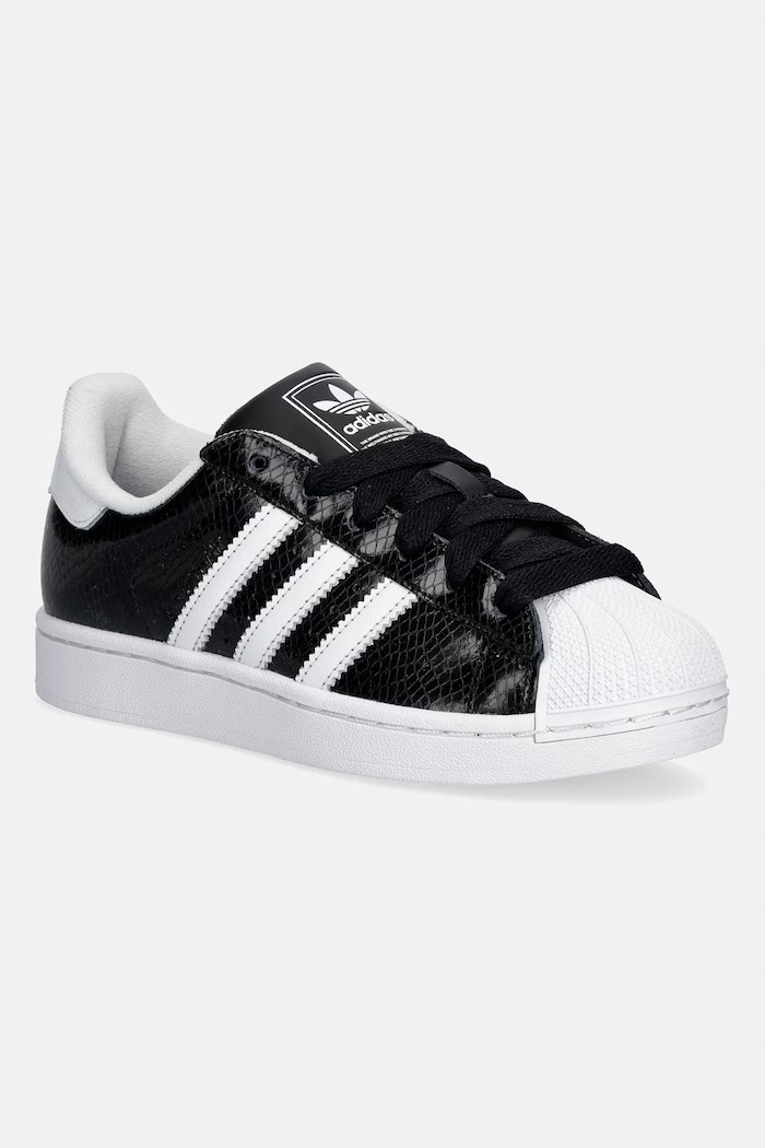 adidas Originals Superstar II sneakersy damskie skórzane czarny KJ2525