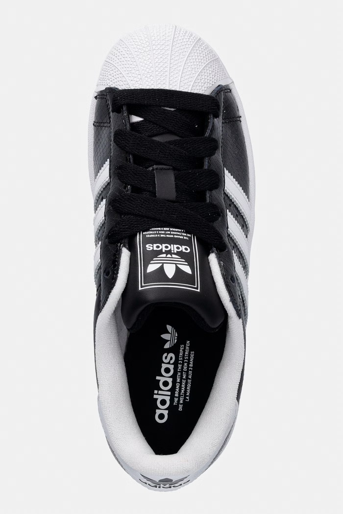 adidas Originals Superstar II sneakersy damskie skórzane czarny KJ2525
