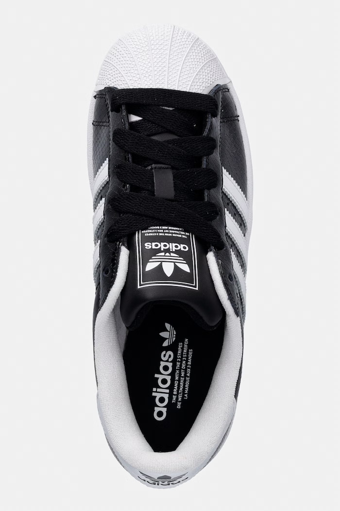 adidas Originals Superstar II sneakersy damskie skórzane czarny KJ2525