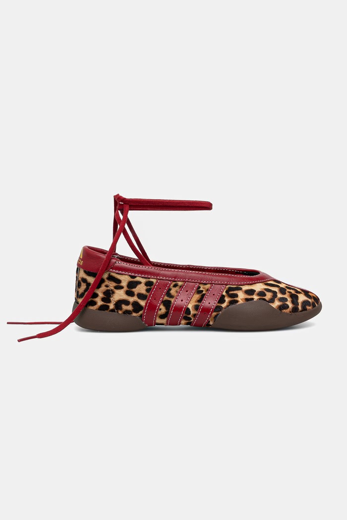 adidas Originals μπαλαρίνες δερμάτινες Taekwondo Mei Ballet KJ0647 καφέ AW26