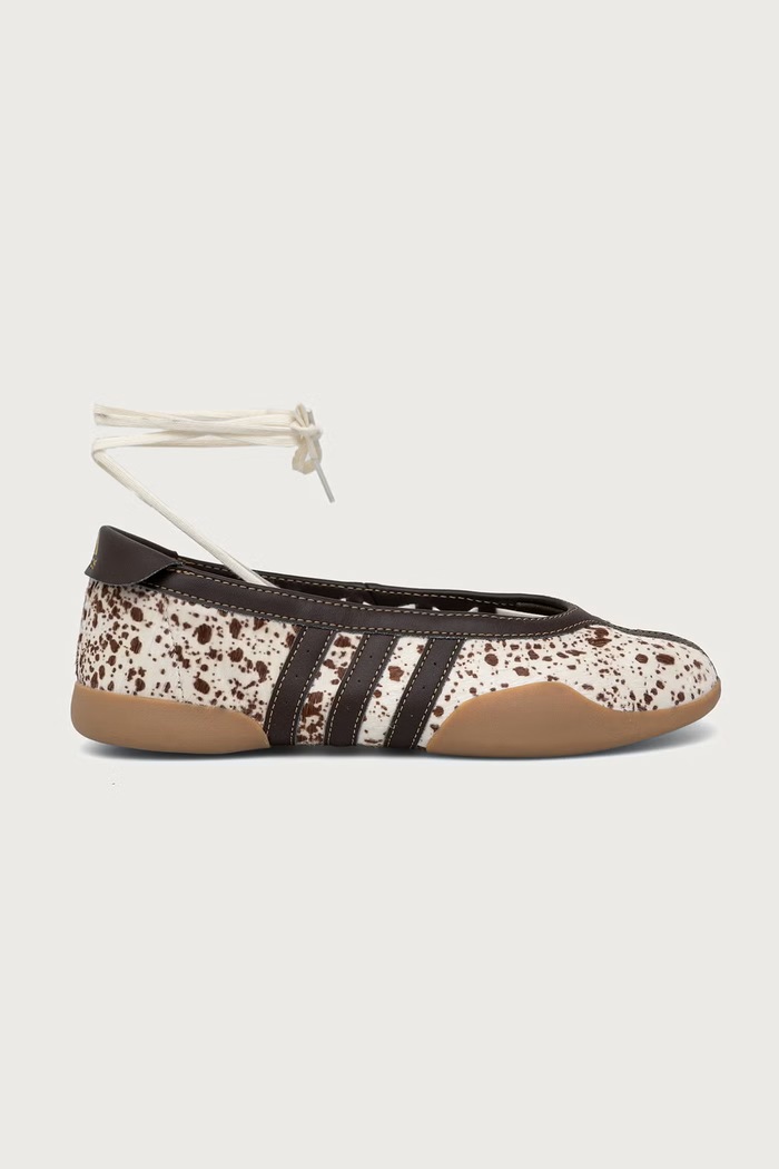 adidas Originals baleriny skórzane Taekwondo Mei Ballet KI0402 beżowy AW26