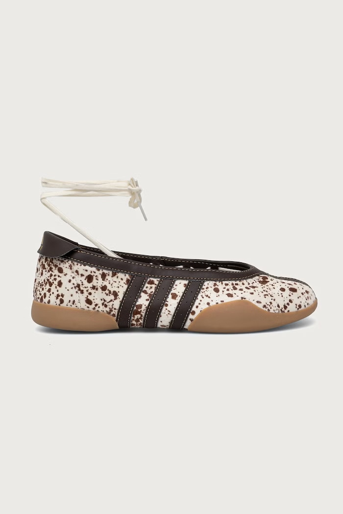 adidas Originals baleriny skórzane Taekwondo Mei Ballet KI0402 beżowy AW26