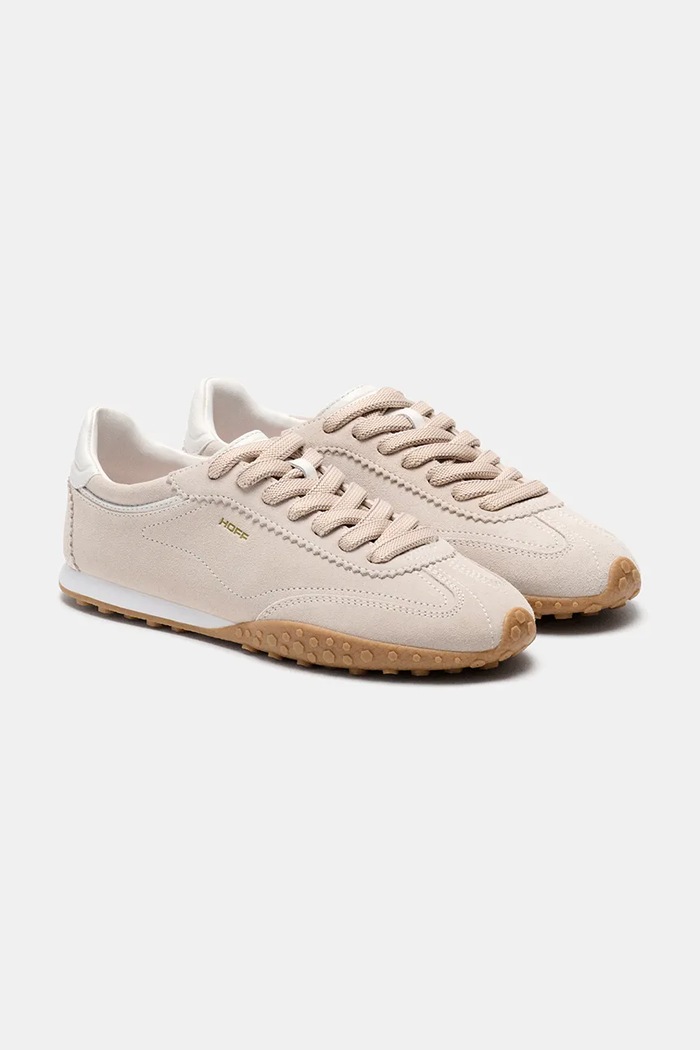 Hoff BRIDGE FL BEIGE маратонки дамски от велур 22661416 бежов AW26