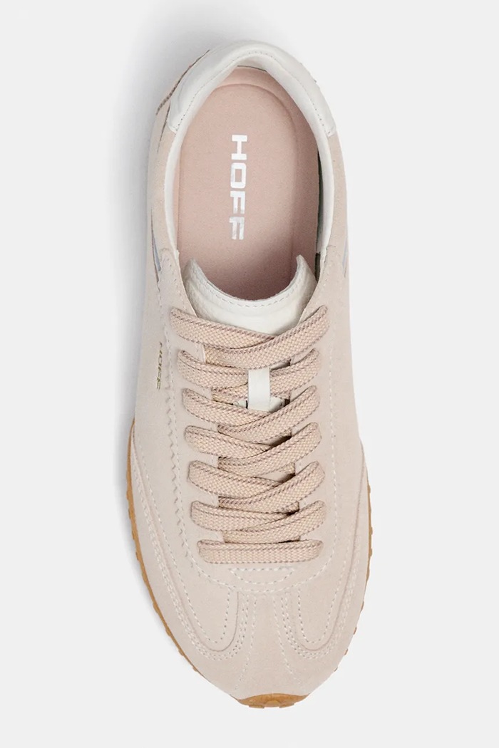 Hoff BRIDGE FL BEIGE маратонки дамски от велур 22661416