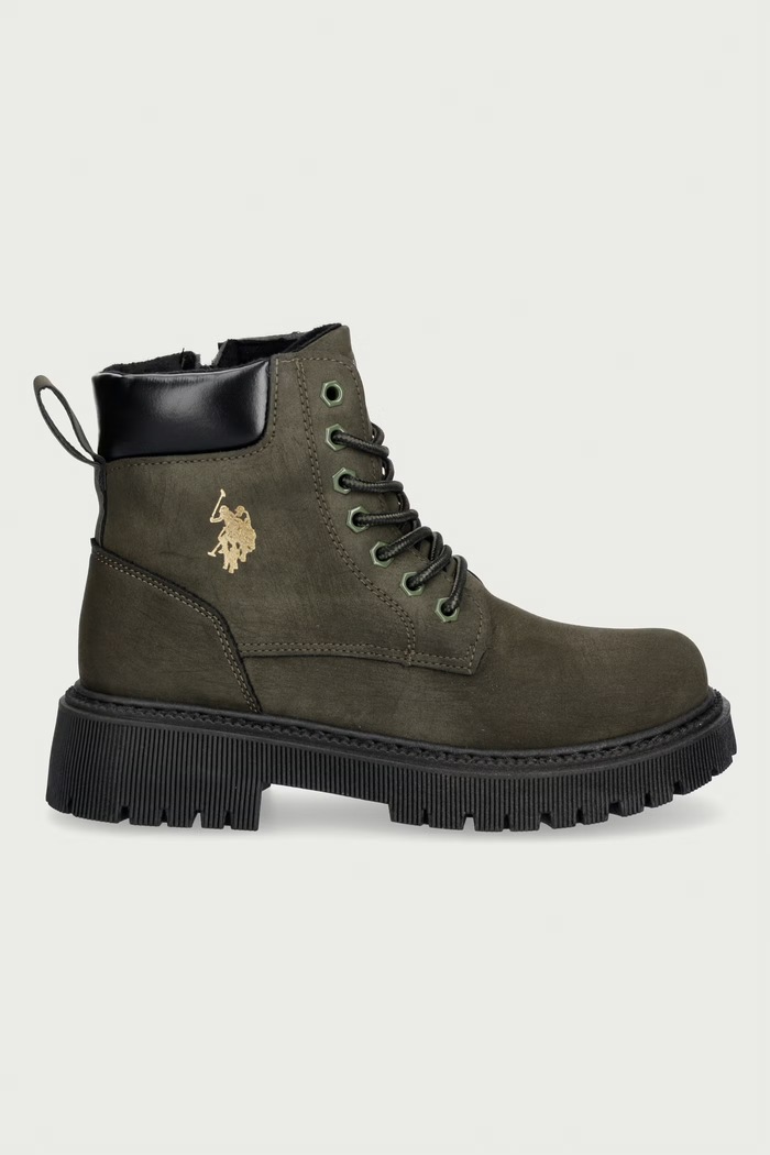 U.S. Polo Assn. Čizme za žene AMBRA002 AMBRA002W.GHY1.OLI004 zelena AW26