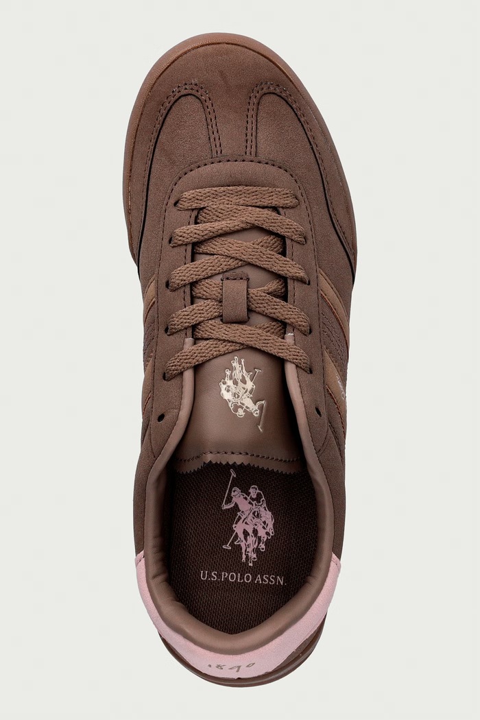 JAZZ005 sneakers Γυναικεία U.S. Polo Assn. JAZZ005W.GHY1.BRW καφέ