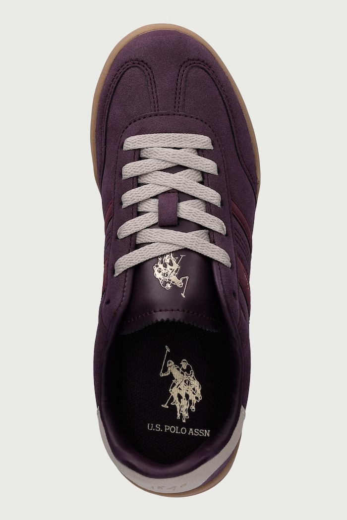 JAZZ005 sneakers pentru femei U.S. Polo Assn. JAZZ005W.GHY1.BOR009 burgundia