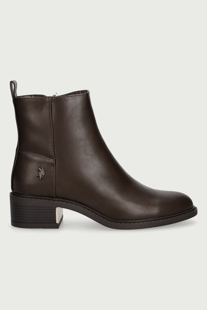 U.S. Polo Assn. Gležnjače za žene KALEY002 KALEY002W.GY1.DBR smeđa AW26