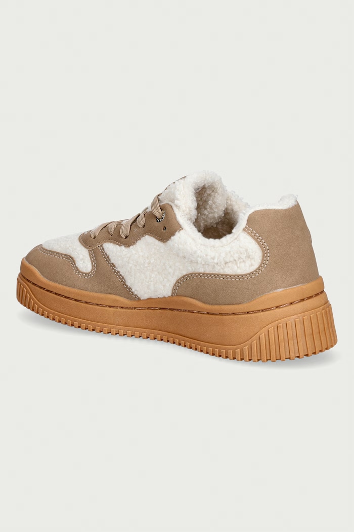 Παπούτσια U.S. Polo Assn. AMBER001A sneakers γυναικεία AMBER001W.GSF1.CREBEI01 μπεζ