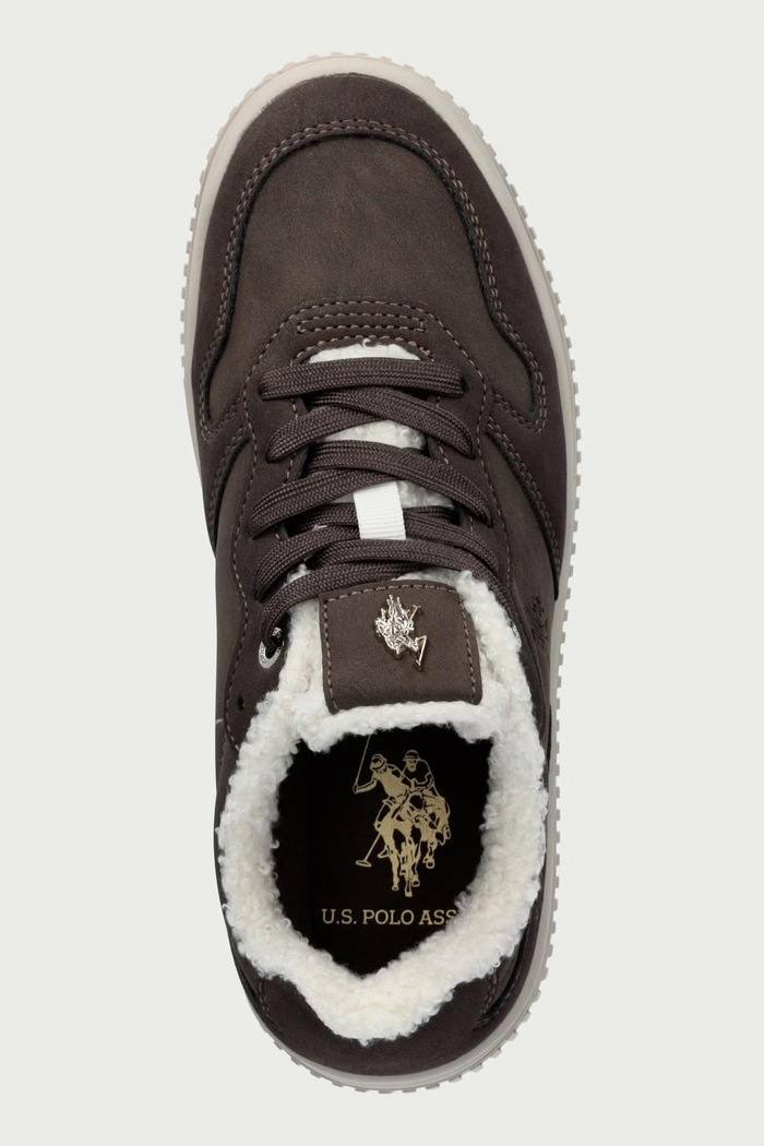 AMBER001 sneakers Γυναικεία U.S. Polo Assn. AMBER001W.GKS1.DBR003 καφέ