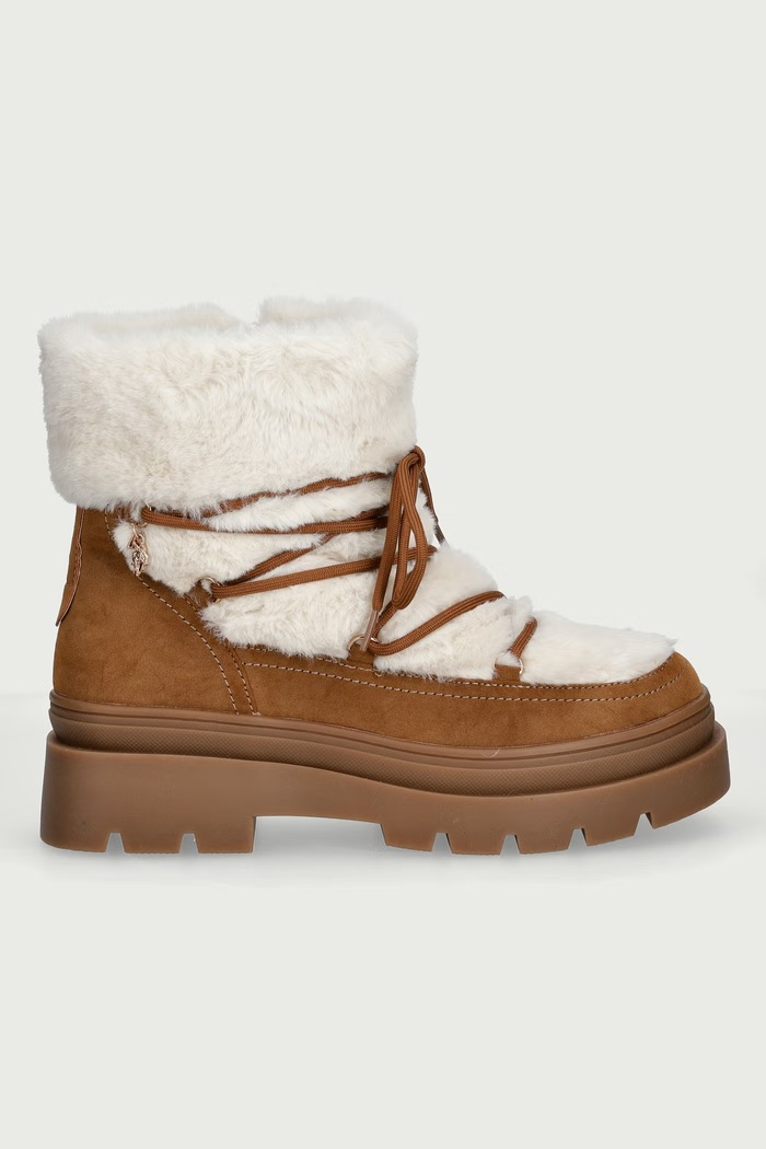 U.S. Polo Assn. SHONA005 zimske čizme za žene SHONA005W.GHF1.LBRLBE01 smeđa AW26