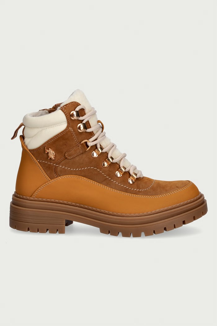 U.S. Polo Assn. Ορειβατικά μποτάκια Γυναικεία NIKITA001 NIKITA001W.GHY1.LBR καφέ AW26