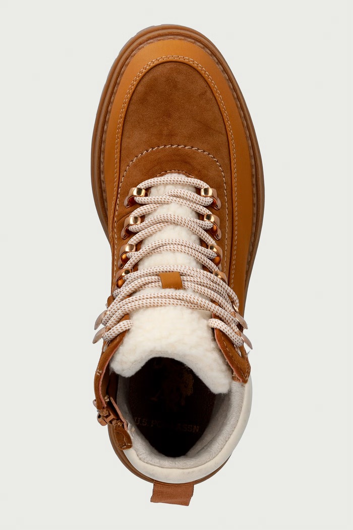 Ορειβατικά μποτάκια Γυναικεία NIKITA001 U.S. Polo Assn. NIKITA001W.GHY1.LBR καφέ