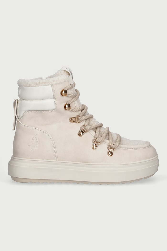 U.S. Polo Assn. ICY010 śniegowce damskie ICY010W.GUF1.LBE beżowy AW26