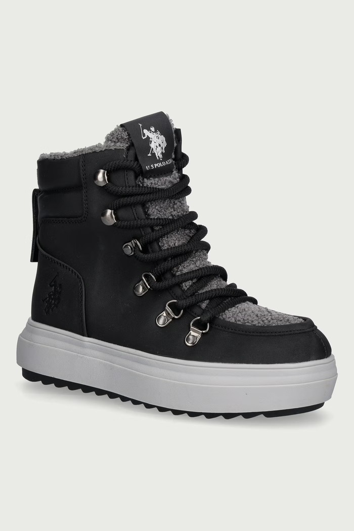 U.S. Polo Assn. ICY010 śniegowce damskie czarny ICY010W.GUF1.BLKGRY01