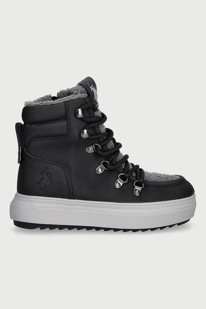 U.S. Polo Assn. ICY010 śniegowce damskie ICY010W.GUF1.BLKGRY01 czarny AW26