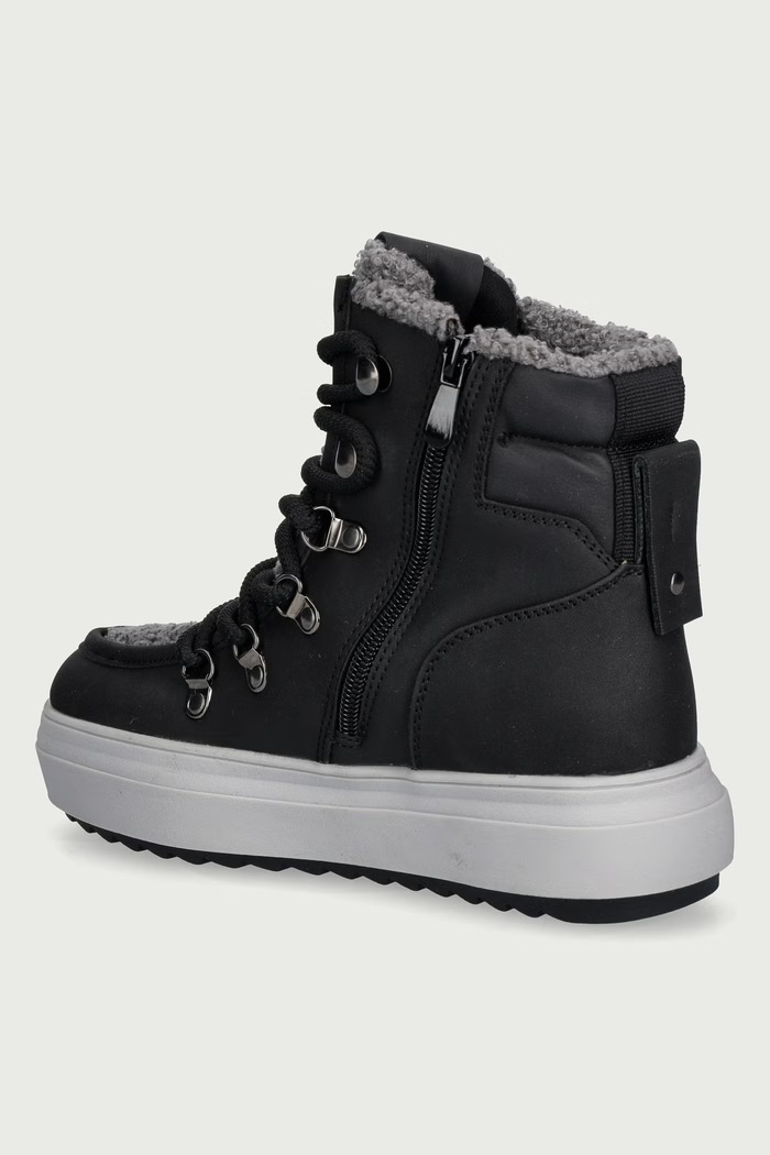 Obuwie U.S. Polo Assn. ICY010 śniegowce damskie ICY010W.GUF1.BLKGRY01 czarny