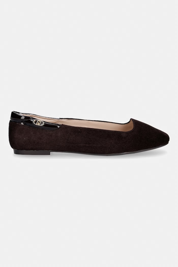 Liu Jo Baleriny nubukowe BRIGITTE 19 SF6075P0021S3365 brązowy AW26