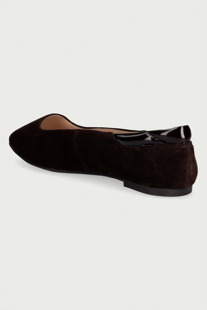Obuwie Liu Jo Baleriny nubukowe BRIGITTE 19 SF6075P0021S3365 brązowy