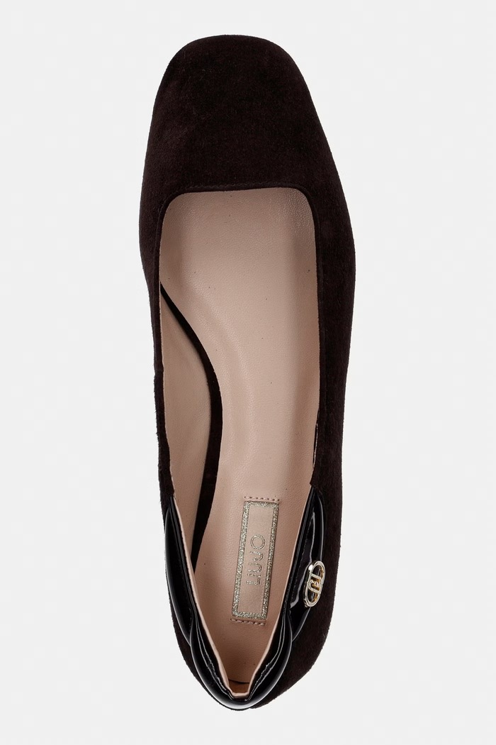 Baleriny nubukowe BRIGITTE 19 Liu Jo SF6075P0021S3365 brązowy
