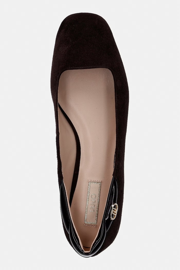 Baleriny nubukowe BRIGITTE 19 Liu Jo SF6075P0021S3365 brązowy