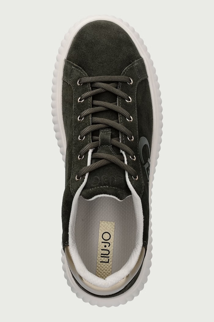 ELODIE 01 sneakersy damskie zamszowe Liu Jo BF6059PX002S4170 zielony