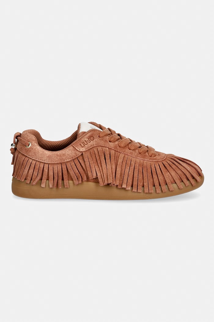 Liu Jo CONNOR 04 sneakersy damskie zamszowe BF6047PX002S3804 pomarańczowy AW26