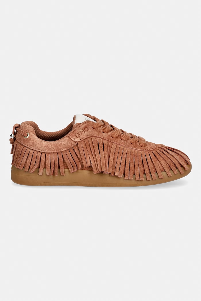 Liu Jo CONNOR 04 sneakersy damskie zamszowe BF6047PX002S3804 pomarańczowy AW26