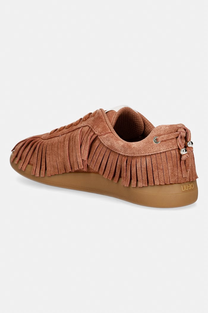 Obuwie Liu Jo CONNOR 04 sneakersy damskie zamszowe BF6047PX002S3804 pomarańczowy