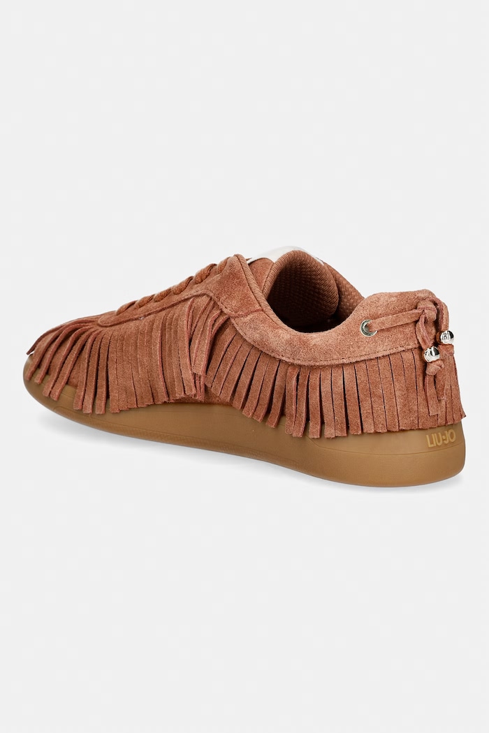Obuwie Liu Jo CONNOR 04 sneakersy damskie zamszowe BF6047PX002S3804 pomarańczowy