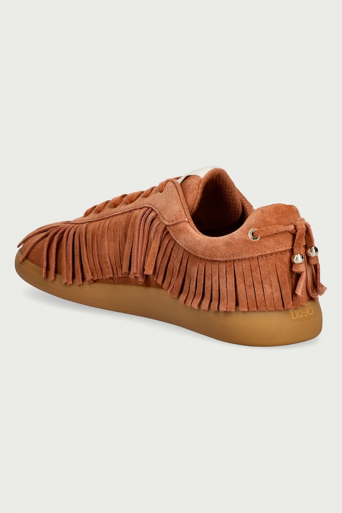 Obuwie Liu Jo CONNOR 04 sneakersy damskie zamszowe BF6047PX002S3804 pomarańczowy