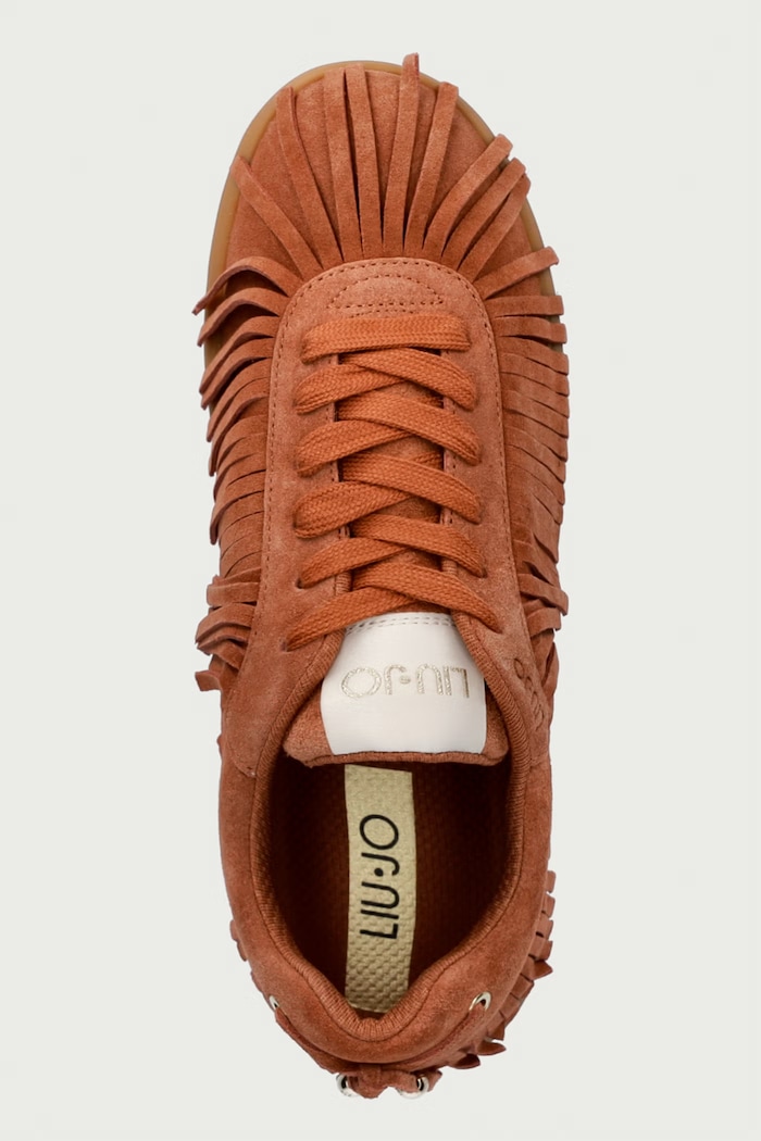 CONNOR 04 sneakersy damskie zamszowe Liu Jo BF6047PX002S3804 pomarańczowy