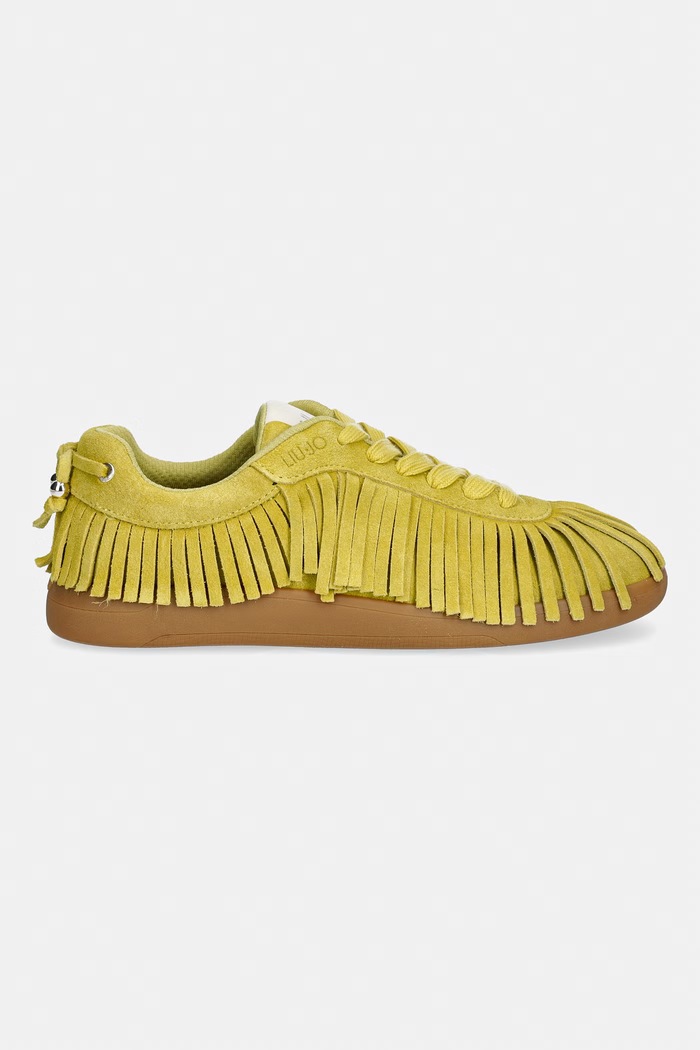 Liu Jo CONNOR 04 sneakersy damskie zamszowe BF6047PX002S4186 zielony AW26