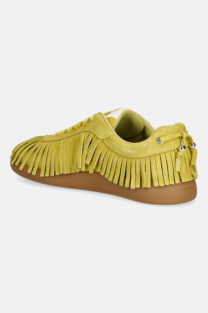 Obuwie Liu Jo CONNOR 04 sneakersy damskie zamszowe BF6047PX002S4186 zielony