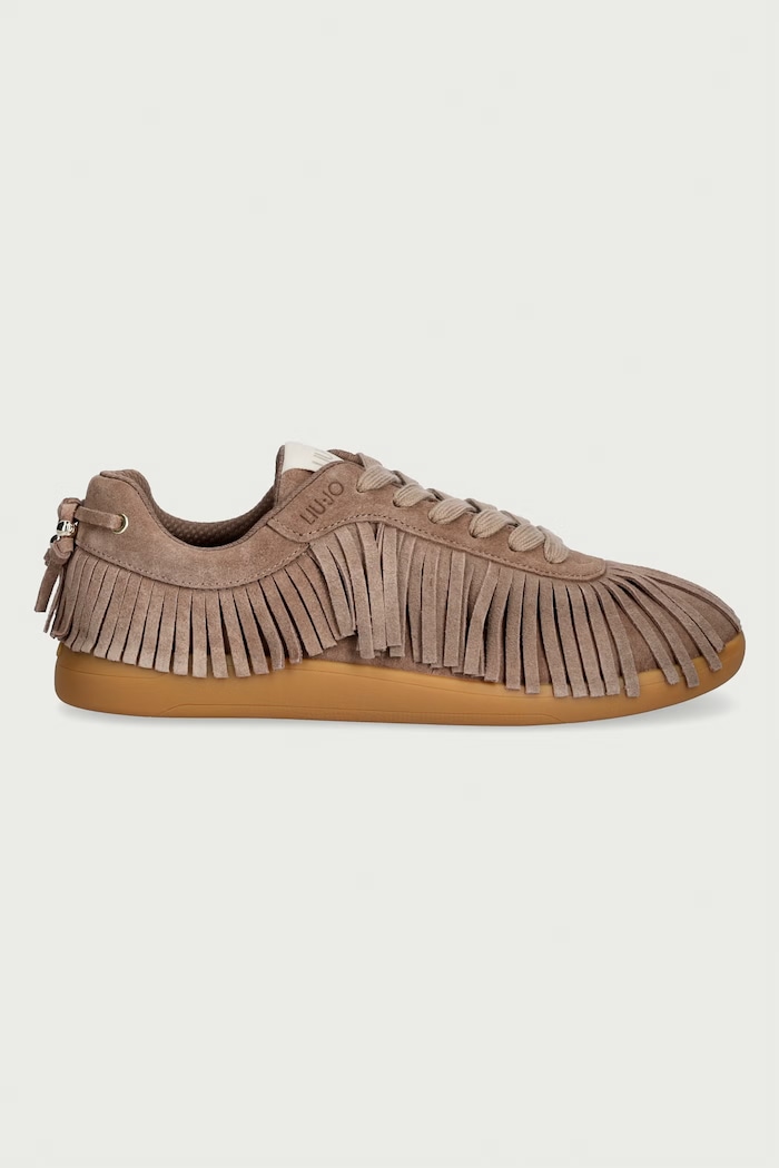 Liu Jo CONNOR 04 sneakersy damskie zamszowe BF6047PX002S3448 brązowy AW26