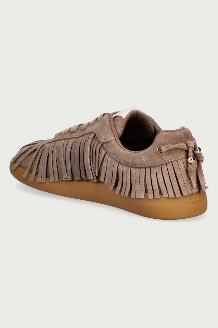 Obuwie Liu Jo CONNOR 04 sneakersy damskie zamszowe BF6047PX002S3448 brązowy