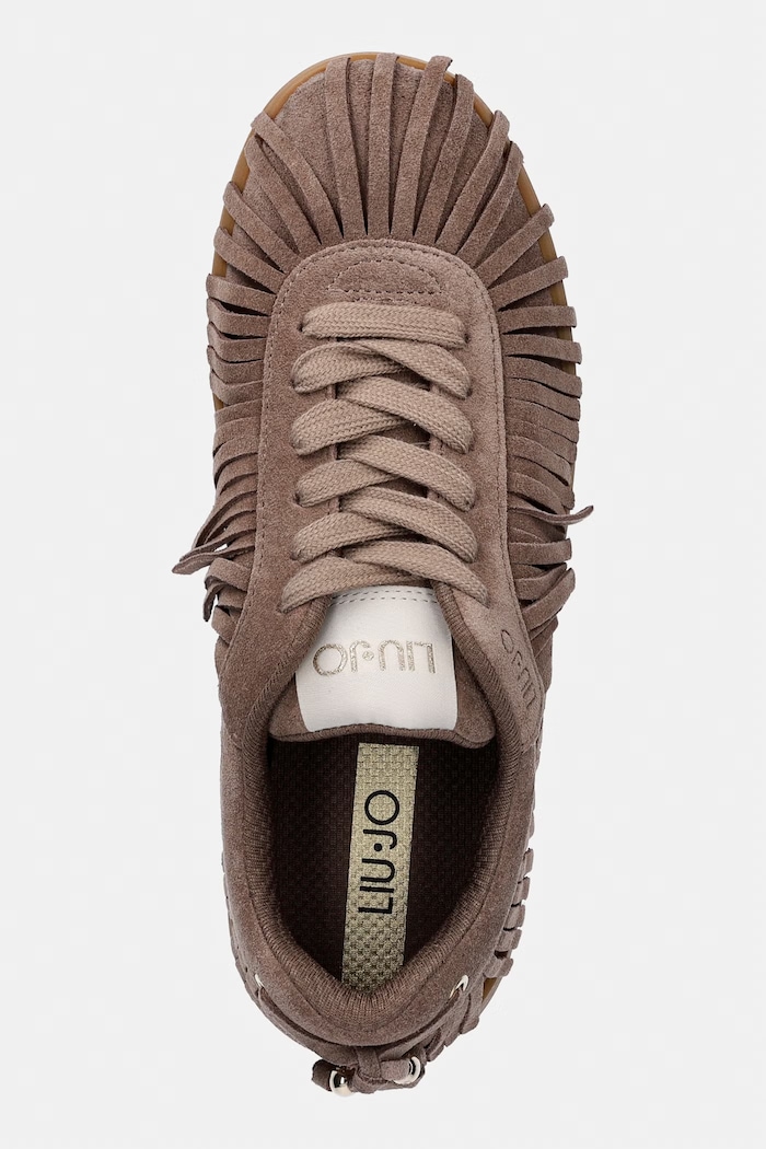 CONNOR 04 sneakersy damskie zamszowe Liu Jo BF6047PX002S3448 brązowy