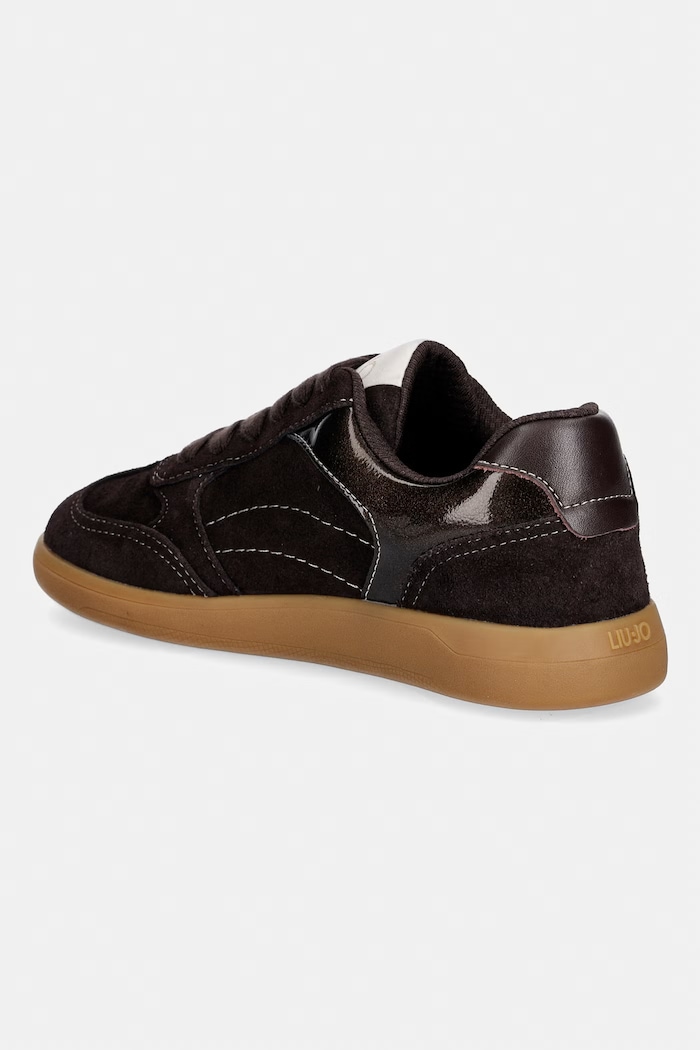 Obuwie Liu Jo CONNOR 01 sneakersy damskie zamszowe BF6045PX245S3365 brązowy