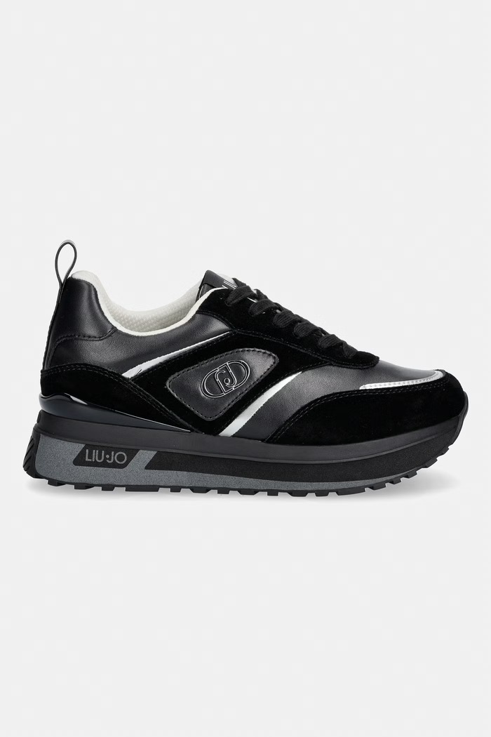 Liu Jo LIU JO MAXI WONDER 97 sneakers dámske kožené BF6005PX31022222 čierna AW26