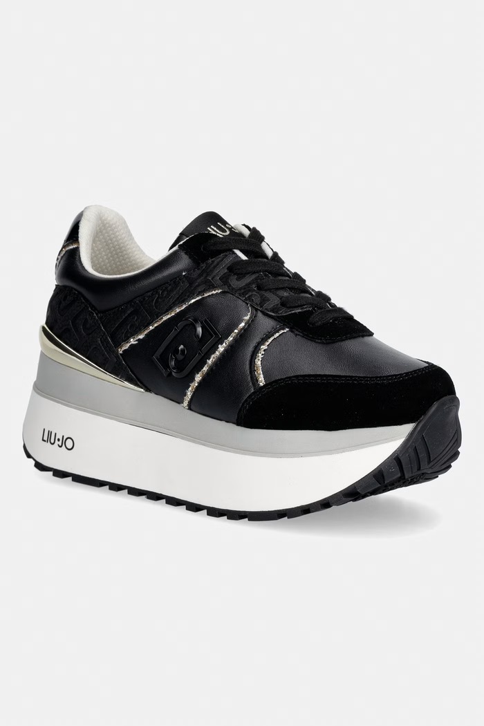 Liu Jo LIU JO MAXI WONDER PLUS 02 маратонки дамски черен BF6009PX90022222