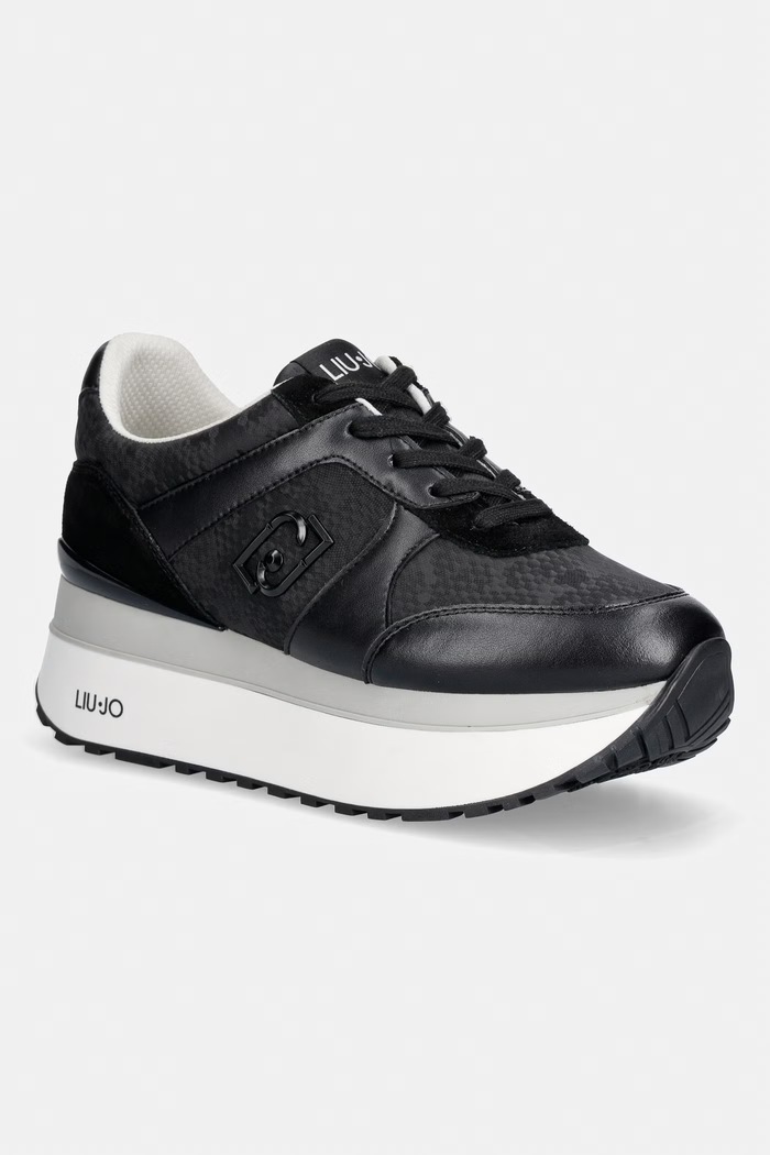 Liu Jo LIU JO MAXI WONDER PLUS 02 sneakersy damskie czarny BF6011PX90222222