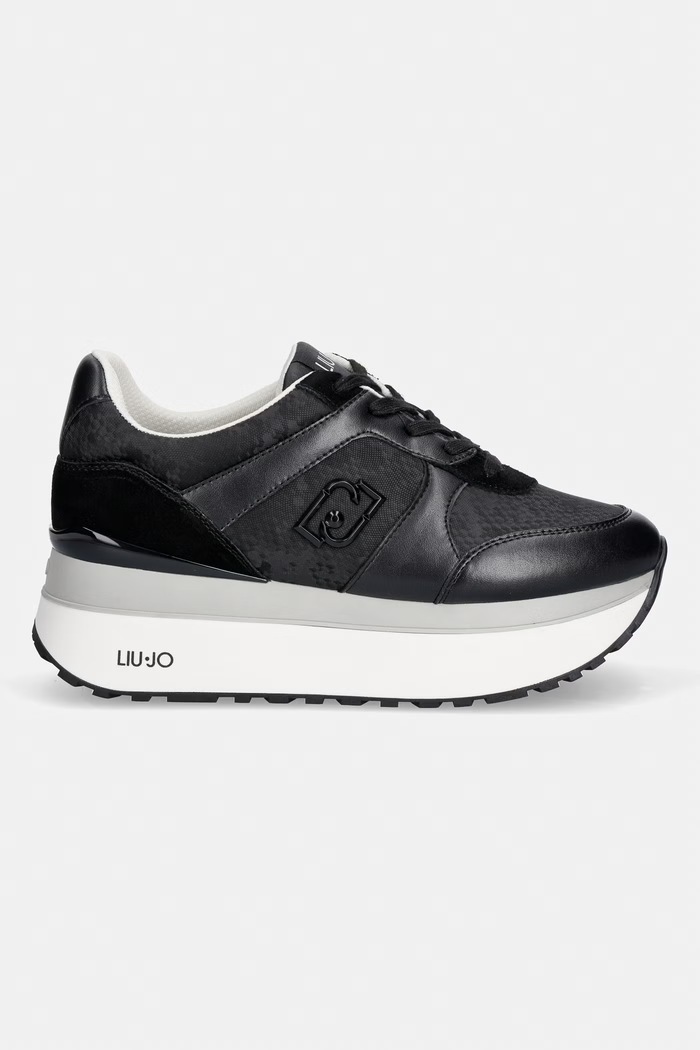 Liu Jo LIU JO MAXI WONDER PLUS 02 sneakersy damskie BF6011PX90222222 czarny AW26