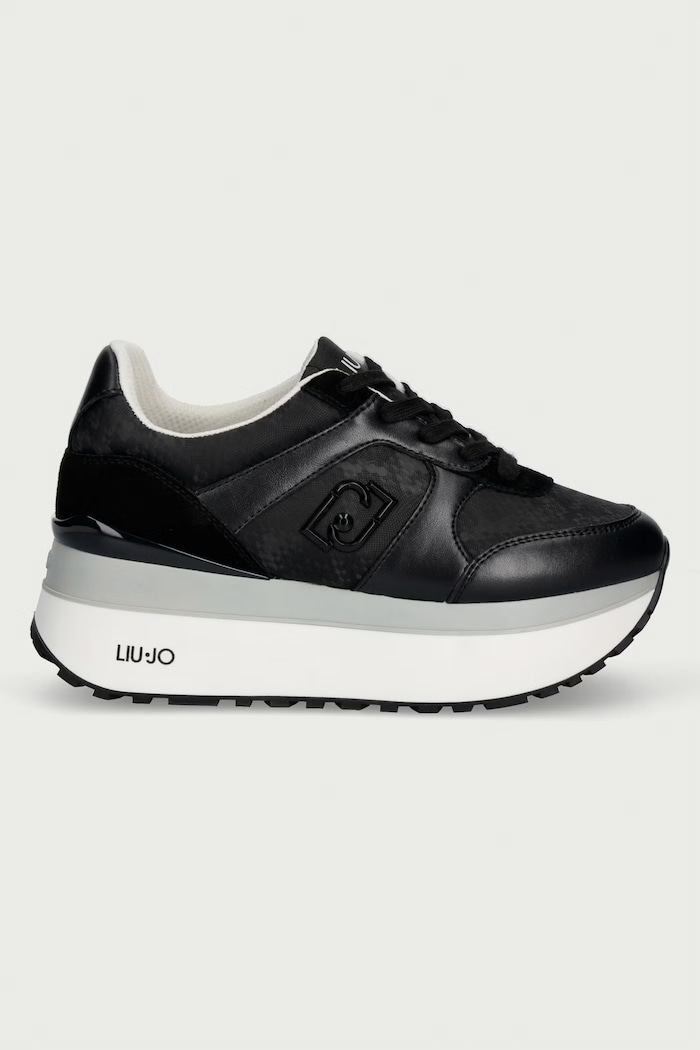 Liu Jo LIU JO MAXI WONDER PLUS 02 sneakersy damskie BF6011PX90222222 czarny AW26