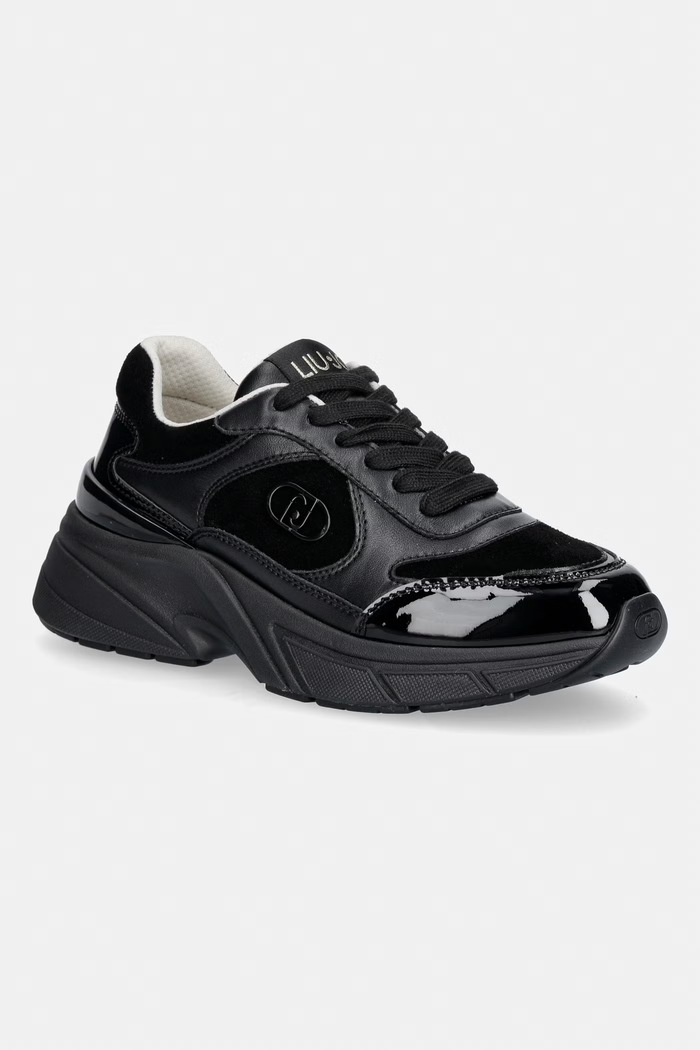 Liu Jo LJ01 01 sneakers dámske kožené čierna BF6031P030422222