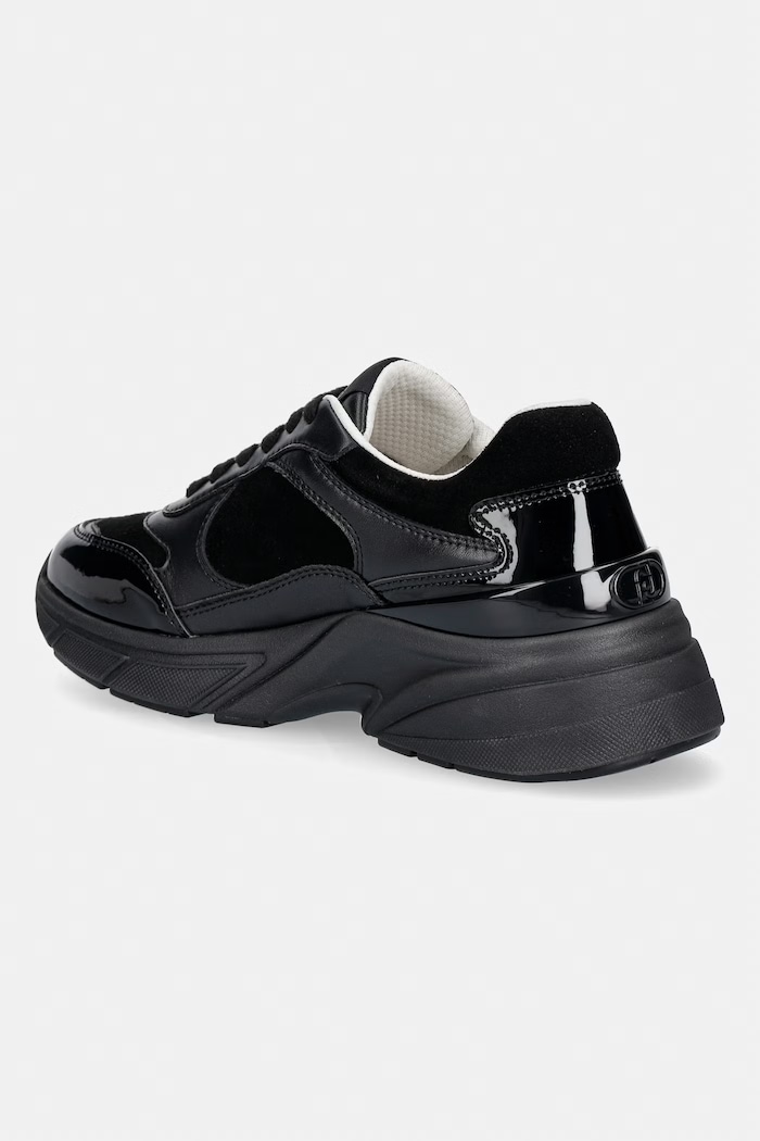 Obuv Liu Jo LJ01 01 sneakers dámske kožené BF6031P030422222 čierna